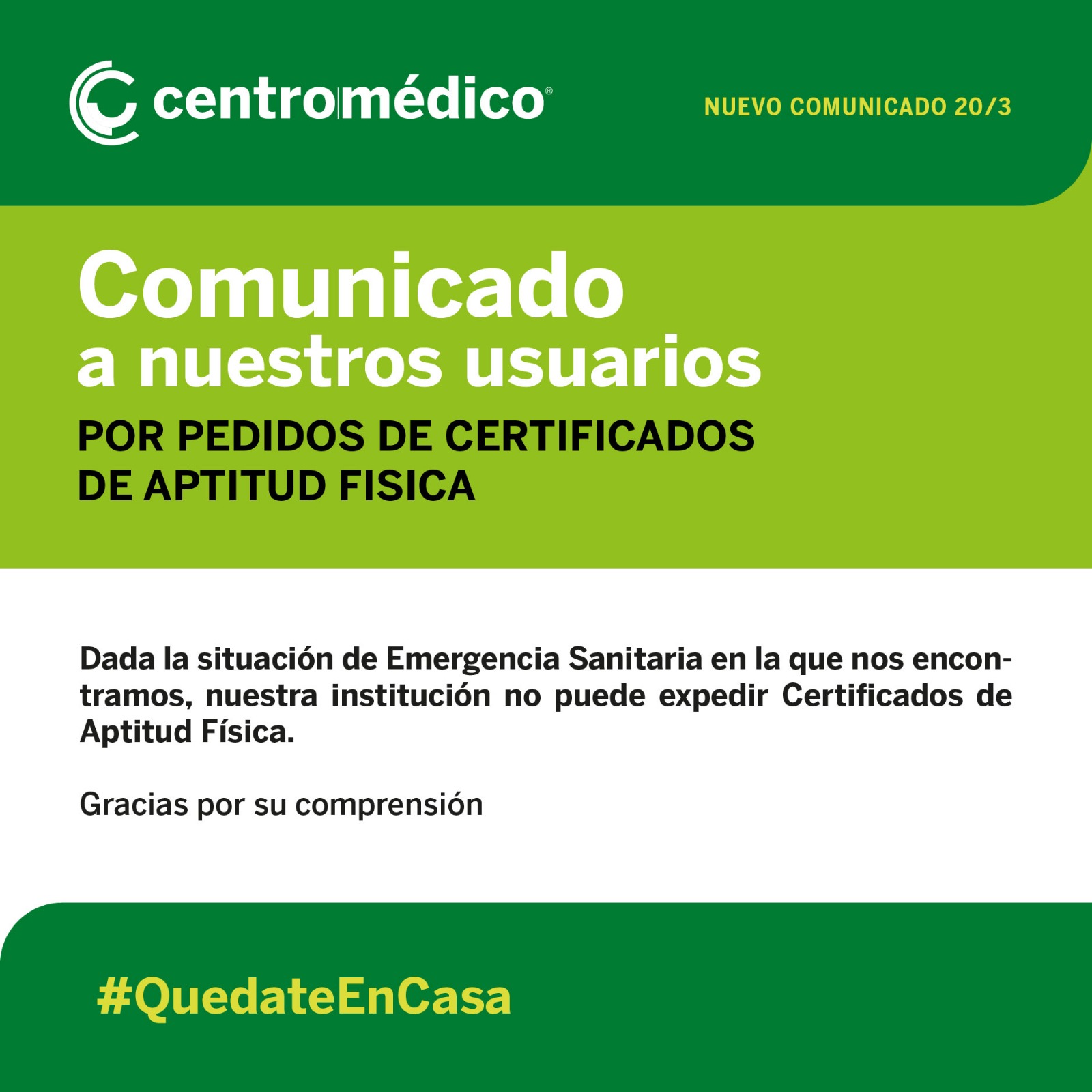 comunicado-a-nuestros-usuarios-por-pedidos-de-certificados-de-aptitud-f-sica-centrom-dico